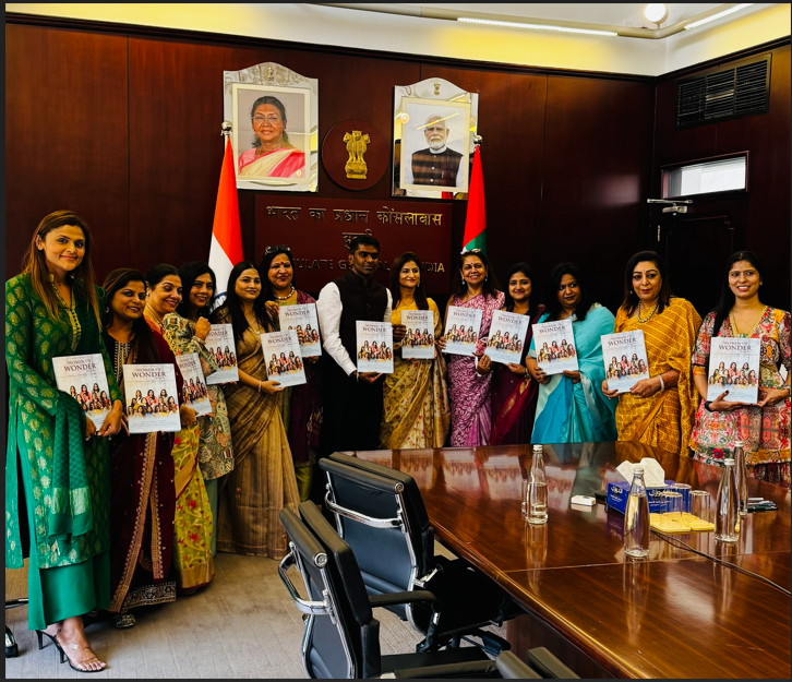 Coffee Table Book Presented to Mr. Satish Kumar Sivan, Consul General of India, Dubai 